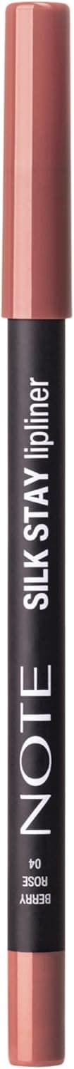 مداد لب Note Cosmetics مدل Silk Stay ضدآب و ابریشمی شماره 04 به رنگ Berry Rose مداد لب Note Cosmetics مدل Silk Stay ضدآب و ابریشمی شماره 04 به رنگ Berry Rose