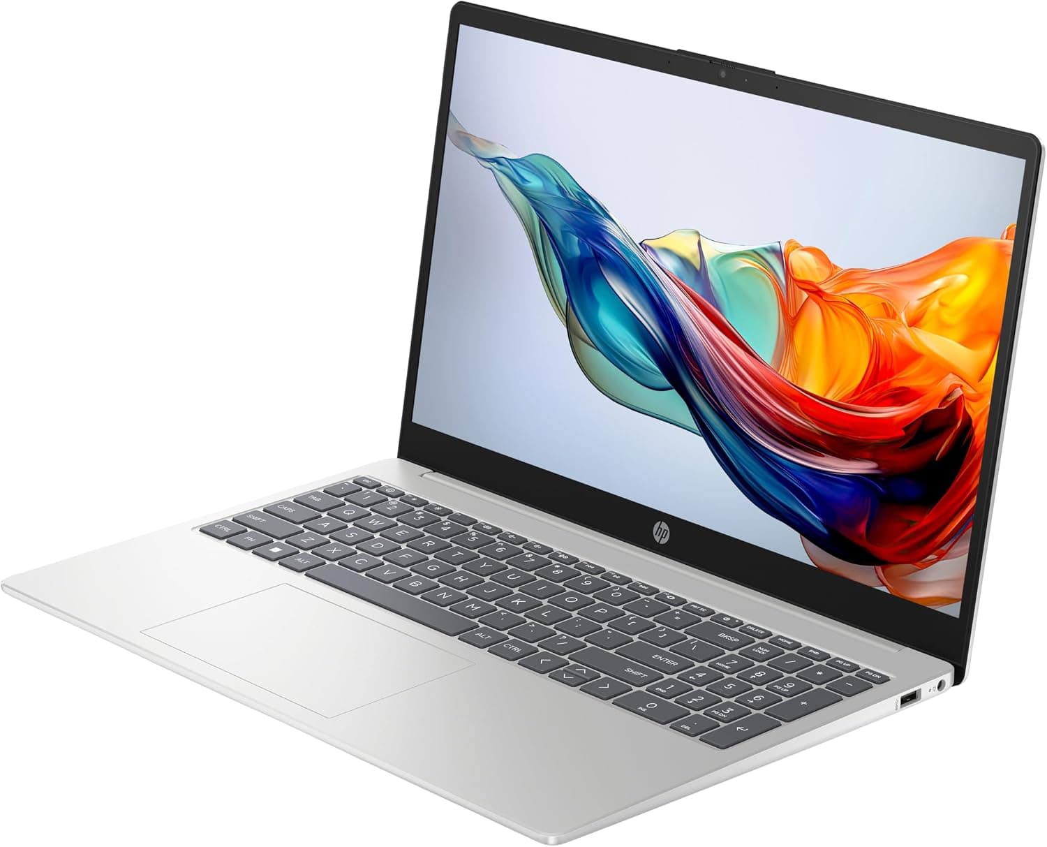 لپتاپ HP مدل 15-fc0005sf، 15.6 اینچ FHD، نقرهای لپتاپ HP مدل 15-fc0005sf، 15.6 اینچ FHD، نقرهای