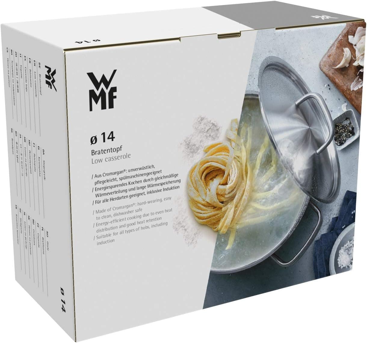 قابلمه کوچک WMF دربدار 14 cm 0.9 L Cromargan استیل ضدزنگ مناسب اجاق القایی قابلمه کوچک WMF دربدار 14 cm 0.9 L Cromargan استیل ضدزنگ مناسب اجاق القایی