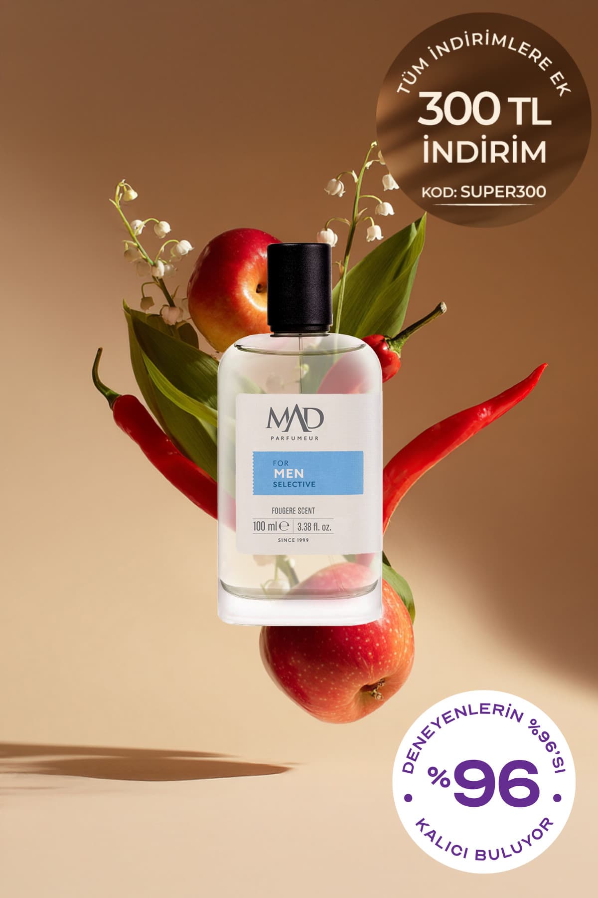 عطر مردانه Mad Parfüm مدل A114 Selective 100 ml عطر مردانه Mad Parfüm مدل A114 Selective 100 ml