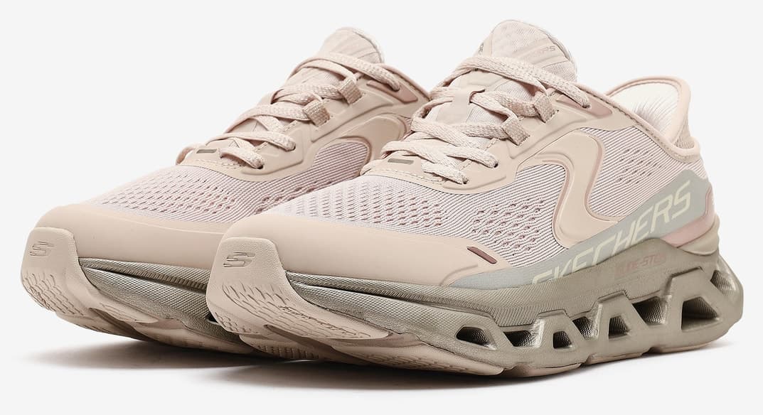 کفش ورزشی زنانه Skechers GLIDE-STEP ALTUS STARLIGHT SHINE طلایی طبیعی مدل 150514 NTGD کفش ورزشی زنانه Skechers GLIDE-STEP ALTUS STARLIGHT SHINE طلایی طبیعی مدل 150514 NTGD