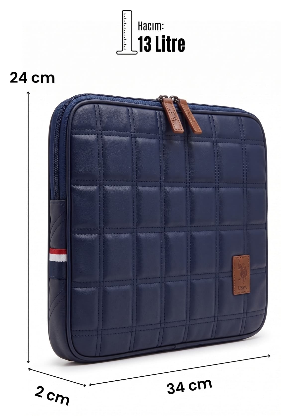 کیف محافظ تبلت و لپتاپ MacBook زنانه U.S. Polo Assn. سرمهای مدل 22501-22499-22500 کیف محافظ تبلت و لپتاپ MacBook زنانه U.S. Polo Assn. سرمهای مدل 22501-22499-22500