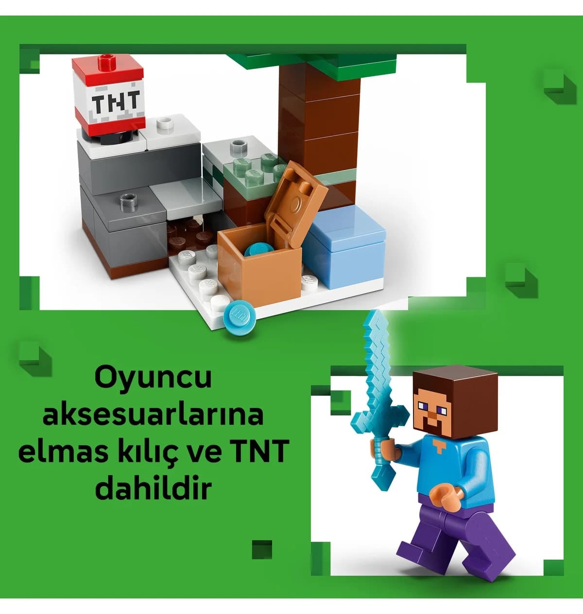 لگو Minecraft Steve ماجراجویی تایگا 79 قطعه مدل 21583 لگو Minecraft Steve ماجراجویی تایگا 79 قطعه مدل 21583