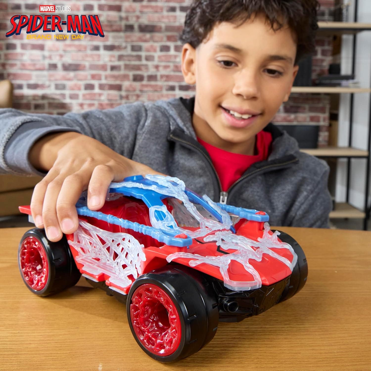 ست اسباببازی فیگور اکشن و ماشین برای ۴ سال به بالا Marvel Studios Spider-Man ActionVerse Stretch & Blast Buggy 4.5-Inch ست اسباببازی فیگور اکشن و ماشین برای ۴ سال به بالا Marvel Studios Spider-Man ActionVerse Stretch & Blast Buggy 4.5-Inch