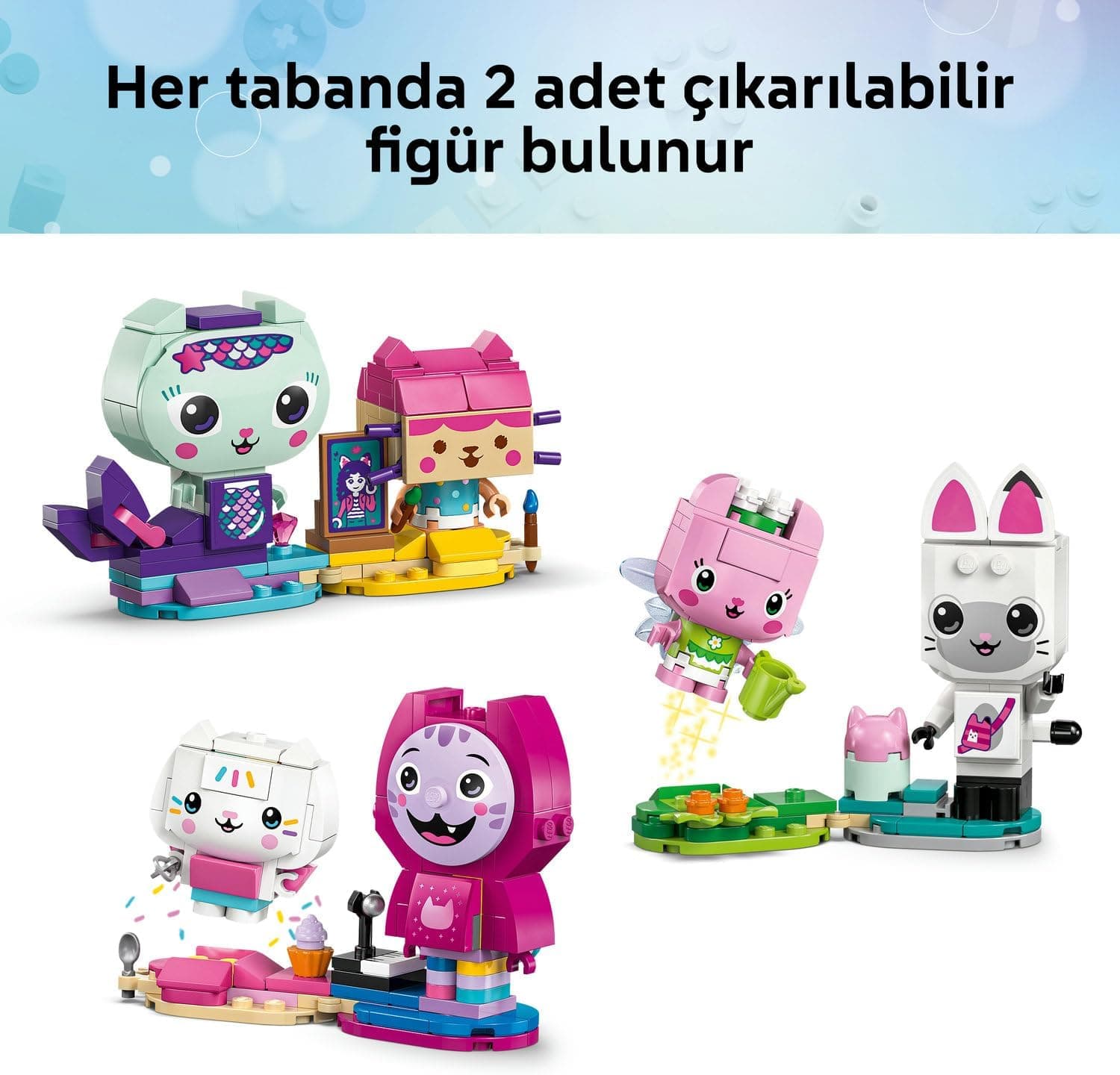 لگو Gabby's Dollhouse دوستان گربهای Gabby مدل 11215 لگو Gabby's Dollhouse دوستان گربهای Gabby مدل 11215