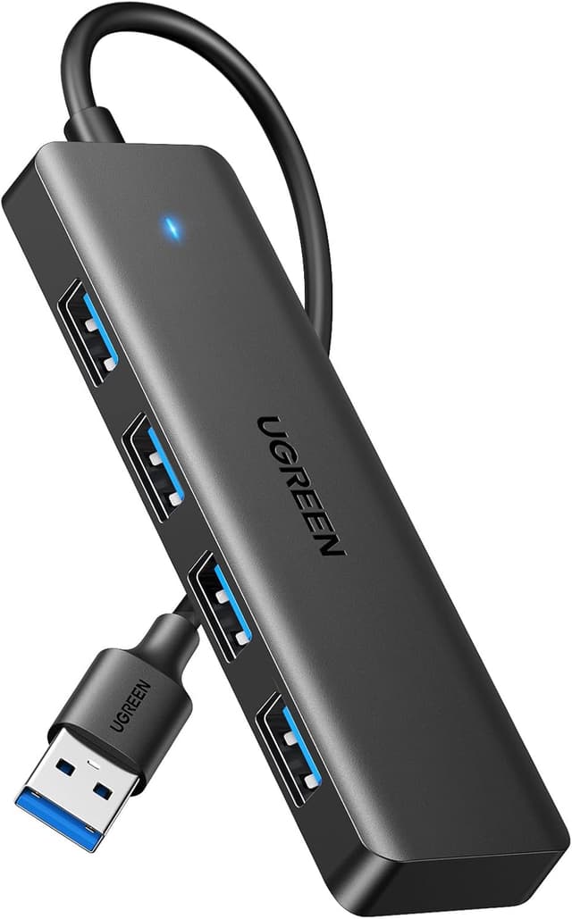 هاب USB 3.0 مناسب MacBook، Mac Mini، iMac، Surface Pro، XPS، Thinkpad، فلش USB، هارد اکسترنال و رایانه رومیزی UGREEN با سرعت 5 Gbps، 15 cm هاب USB 3.0 مناسب MacBook، Mac Mini، iMac، Surface Pro، XPS، Thinkpad، فلش USB، هارد اکسترنال و رایانه رومیزی UGREEN با سرعت 5 Gbps، 15 cm