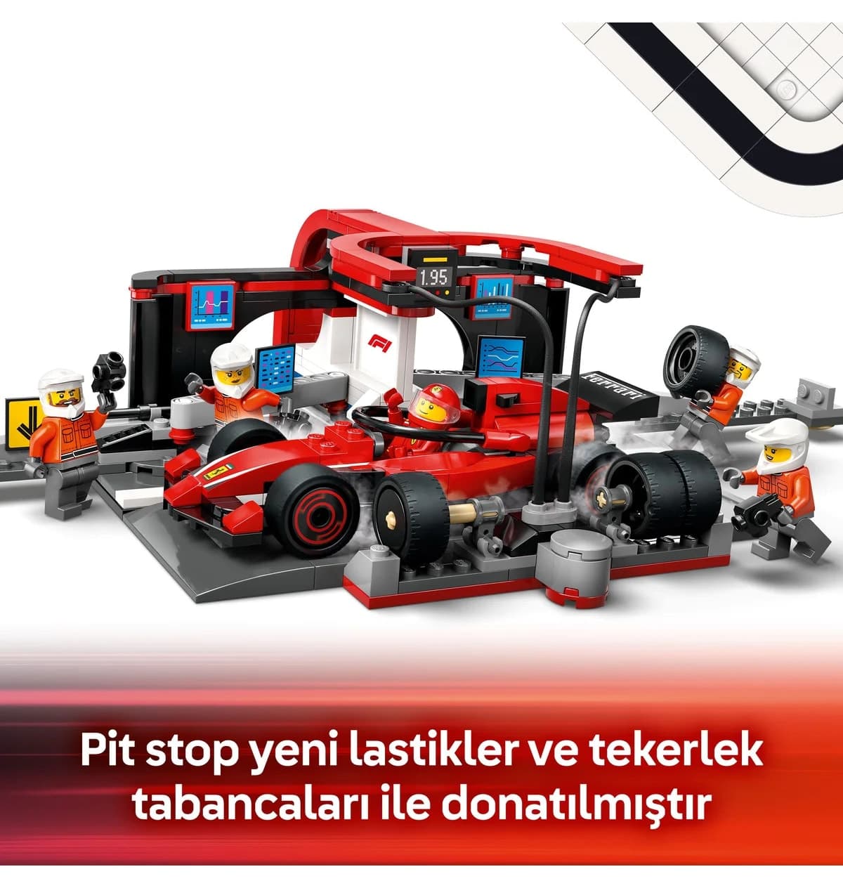 لگو City مدل 60443 ماشین Ferrari F1 و تیم Pit Stop لگو City مدل 60443 ماشین Ferrari F1 و تیم Pit Stop
