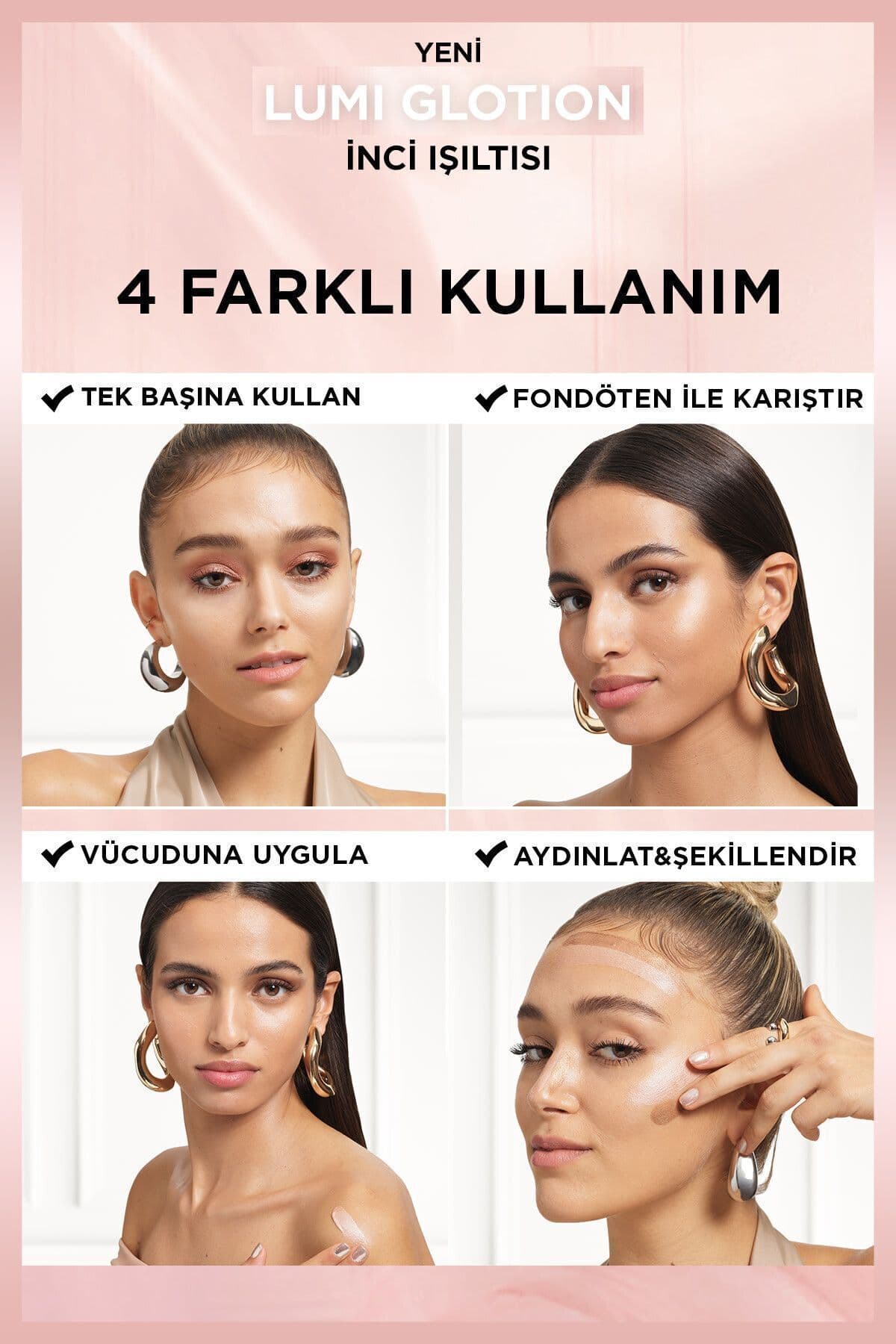 محصول آرایشی L'Oreal Paris Glotion All-in-one روشنکننده 901 - Fair Glow، 40 ml و Mini Lash Sensational Mascara محصول آرایشی L'Oreal Paris Glotion All-in-one روشنکننده 901 - Fair Glow، 40 ml و Mini Lash Sensational Mascara
