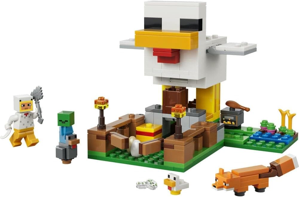 لگو Minecraft مدل Chicken Farm 21585 لگو Minecraft مدل Chicken Farm 21585