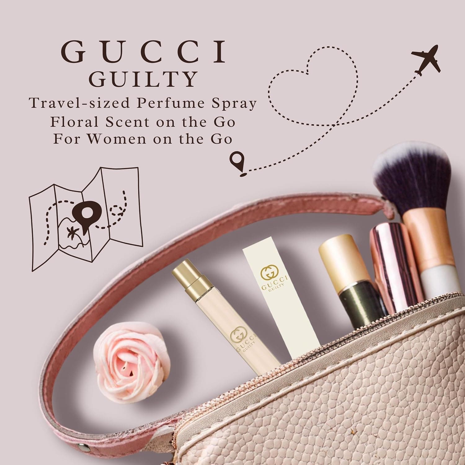 عطر زنانه Gucci Guilty Pour Femme EDP اسپری سایز سفری 0.33 Fl Oz عطر زنانه Gucci Guilty Pour Femme EDP اسپری سایز سفری 0.33 Fl Oz