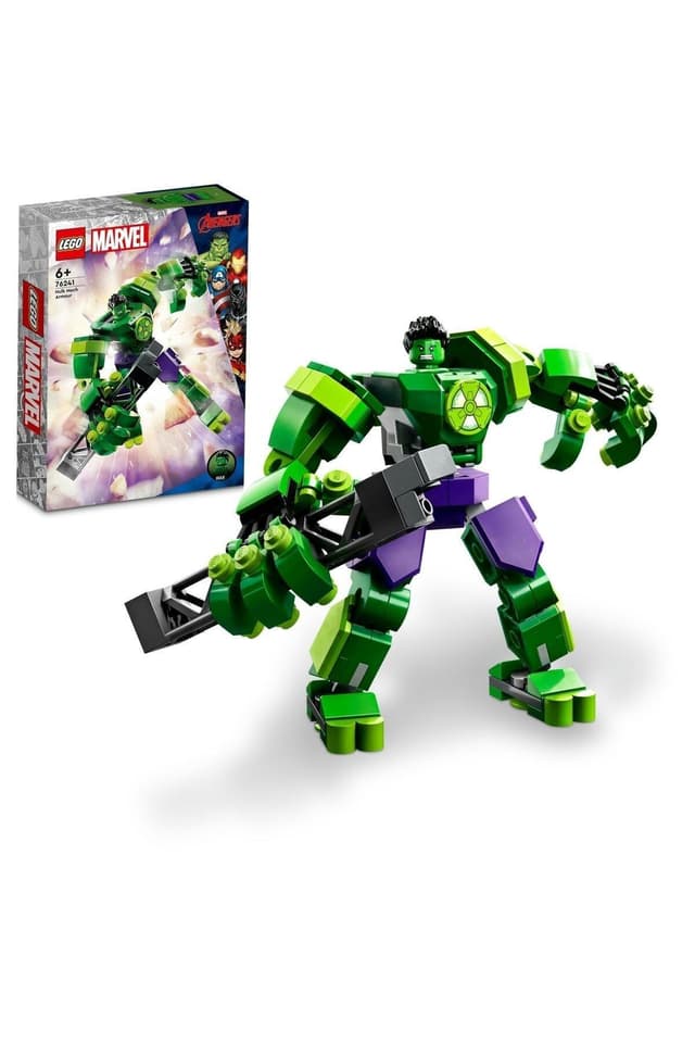 لگو 76241 مناسب ۶ سال به بالا زره رباتی Hulk Marvel، 138 قطعه لگو 76241 مناسب ۶ سال به بالا زره رباتی Hulk Marvel، 138 قطعه