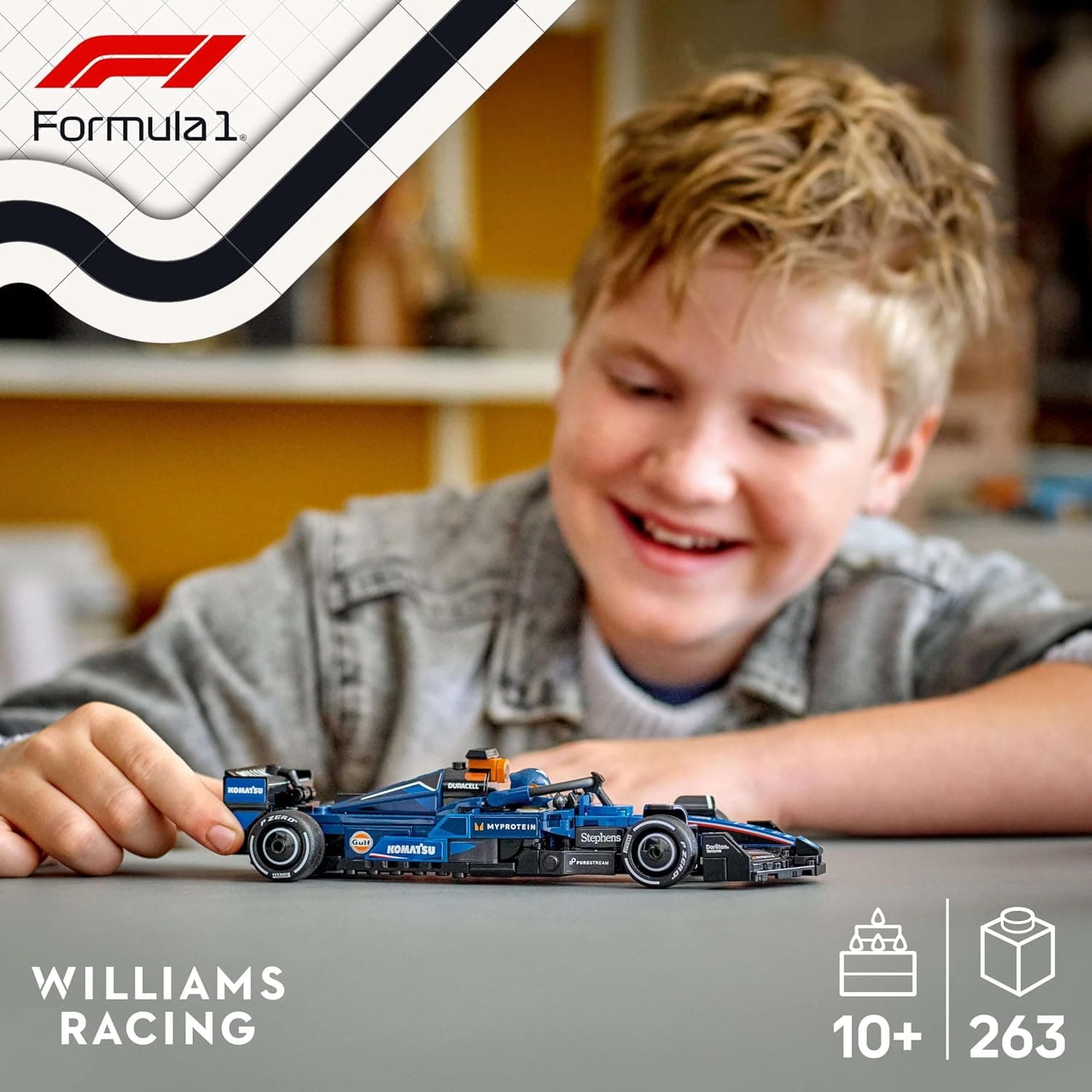 لگو ماشین مسابقه F1 سری Speed Champions تیم Williams Racing مدل FW46 کد 77249 لگو ماشین مسابقه F1 سری Speed Champions تیم Williams Racing مدل FW46 کد 77249