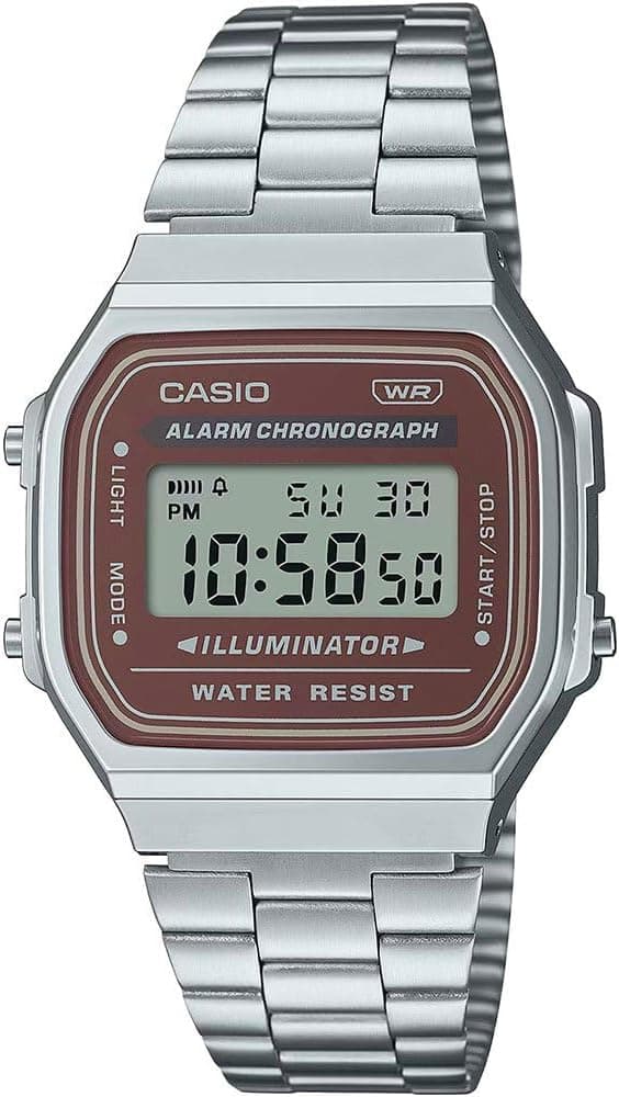 ساعت مچی Casio دیجیتال رترو طوسی یونیسکس مدل A168WA-5AYDF ساعت مچی Casio دیجیتال رترو طوسی یونیسکس مدل A168WA-5AYDF