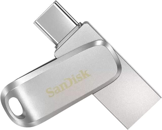 فلش مموری دوگانه SanDisk Ultra Dual Drive Luxe Type-C 256GB USB 3.2 Gen 1 با سرعت 400MB/s نقرهای مدل SDDDC4-256G-G46 فلش مموری دوگانه SanDisk Ultra Dual Drive Luxe Type-C 256GB USB 3.2 Gen 1 با سرعت 400MB/s نقرهای مدل SDDDC4-256G-G46