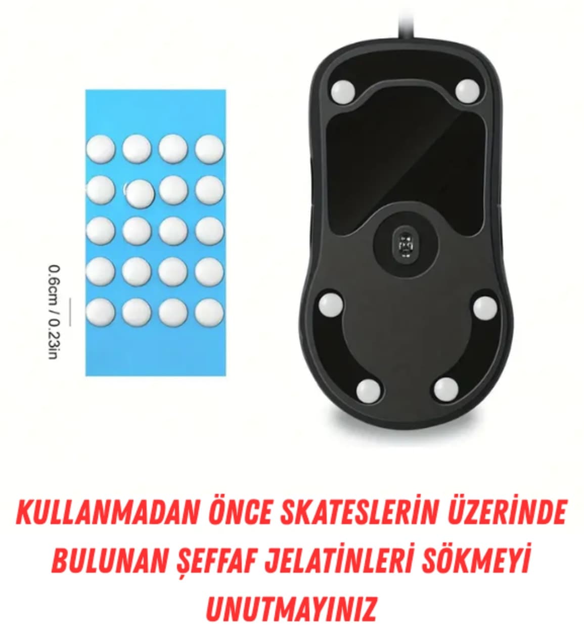 اسکیت ماوس ULUGAMES جهانی نقطهای %100 PTFE مدل GG skatEZ اسکیت ماوس ULUGAMES جهانی نقطهای %100 PTFE مدل GG skatEZ
