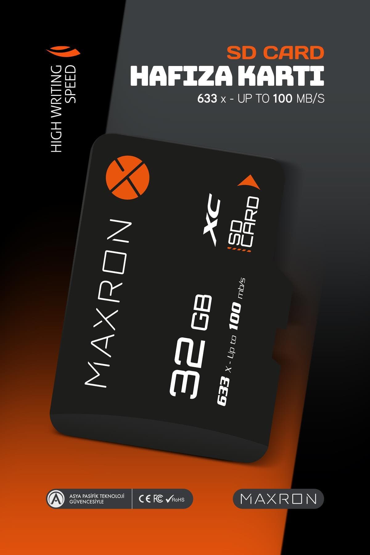 کارت حافظه 32GB Maxron کلاس 10 سازگار با دوربین مینی، امنیتی خانگی و خودرویی و تلفن همراه کارت حافظه 32GB Maxron کلاس 10 سازگار با دوربین مینی، امنیتی خانگی و خودرویی و تلفن همراه