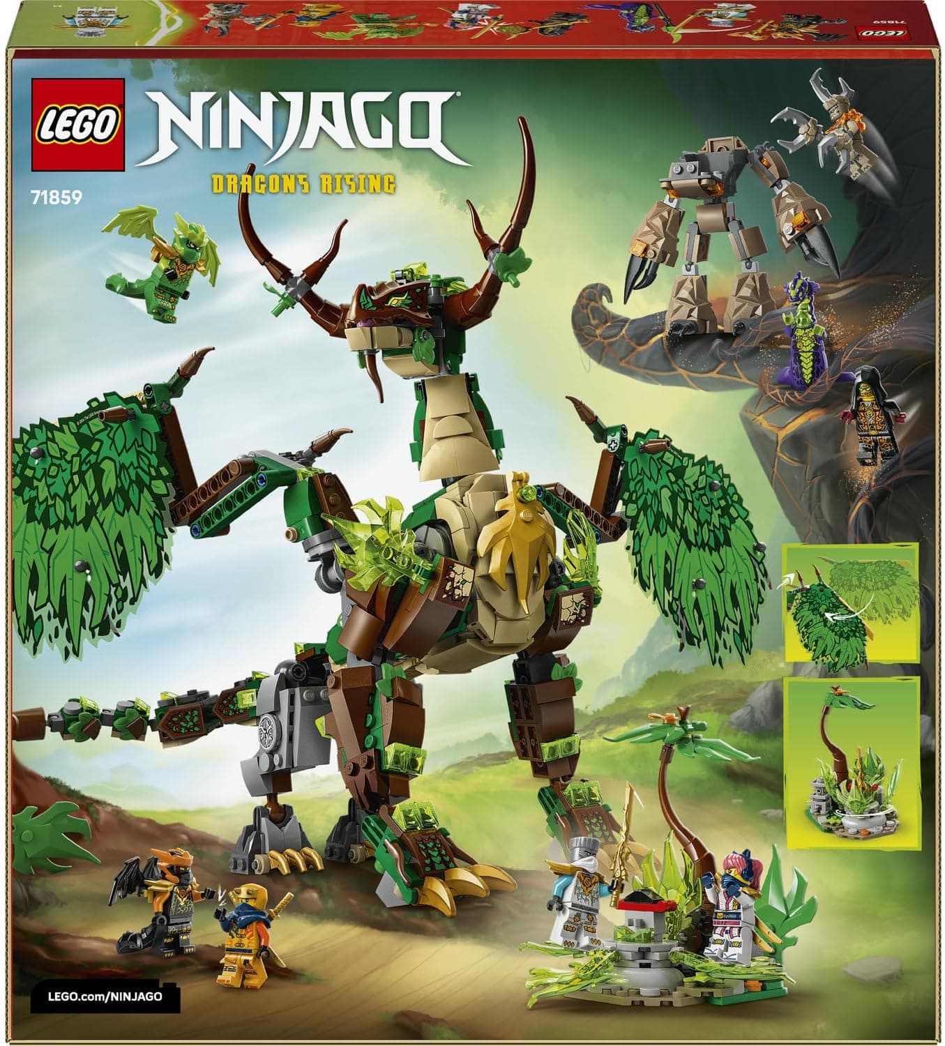 لگو NINJAGO اژدهای زندگی مدل 71859 لگو NINJAGO اژدهای زندگی مدل 71859