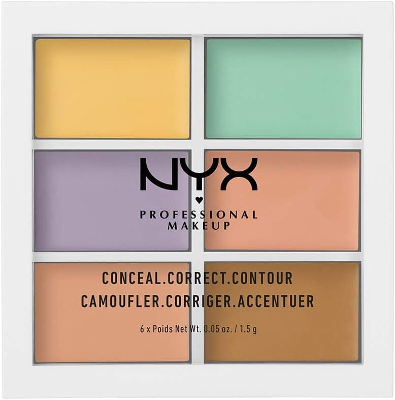 پالت کانسیلر اصلاحکننده رنگ NYX PROFESSIONAL MAKEUP پالت کانسیلر اصلاحکننده رنگ NYX PROFESSIONAL MAKEUP