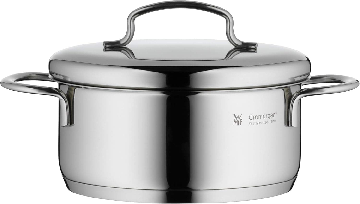 قابلمه کوچک WMF دربدار 14 cm 0.9 L Cromargan استیل ضدزنگ مناسب اجاق القایی قابلمه کوچک WMF دربدار 14 cm 0.9 L Cromargan استیل ضدزنگ مناسب اجاق القایی