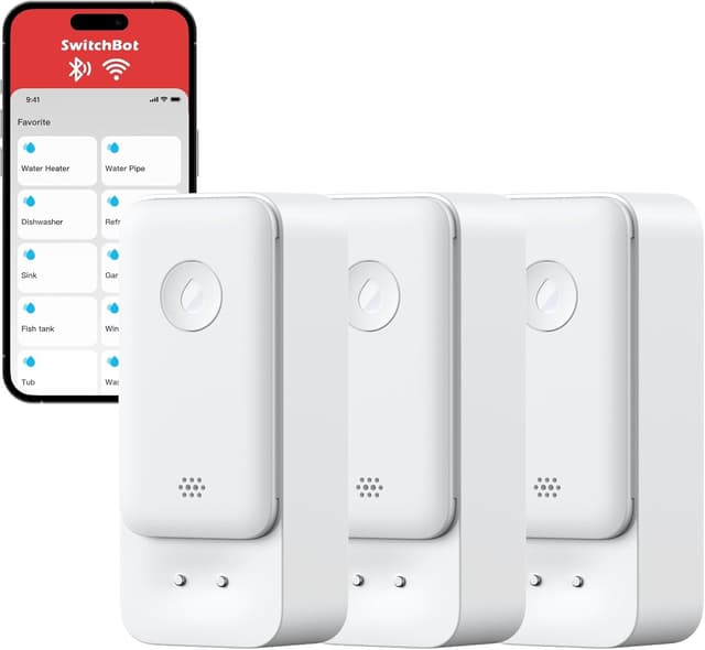 سنسور نشتی آب SwitchBot با کابل، WiFi، ضدآب IP67، آلارم 100dB سنسور نشتی آب SwitchBot با کابل، WiFi، ضدآب IP67، آلارم 100dB