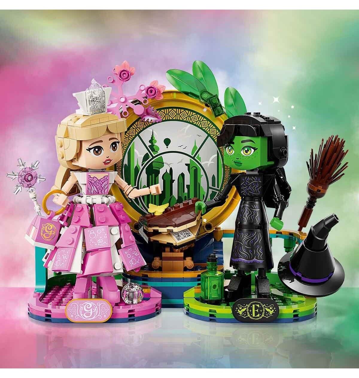 لگو Wicked با فیگورهای Elphaba و Glinda مدل 75682 با 558 قطعه لگو Wicked با فیگورهای Elphaba و Glinda مدل 75682 با 558 قطعه