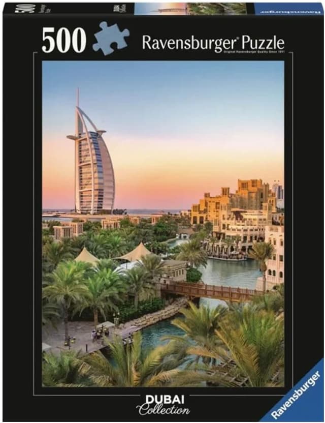 پازل Ravensburger 500 تکهای مقوایی Dubai City پازل Ravensburger 500 تکهای مقوایی Dubai City