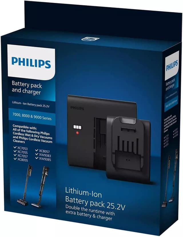 باتری یدکی و شارژر PHILIPS سازگار با Aqua Trio مدل XV1797/01 باتری یدکی و شارژر PHILIPS سازگار با Aqua Trio مدل XV1797/01