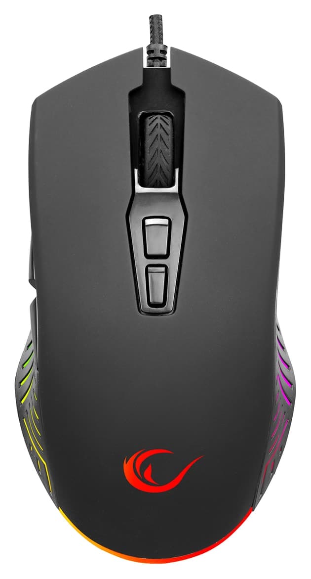 ماوس گیمینگ Rampage مشکی 12800 DPI RGB 7D ماکرو مدل SMX-G68 SPEAR V2 ماوس گیمینگ Rampage مشکی 12800 DPI RGB 7D ماکرو مدل SMX-G68 SPEAR V2