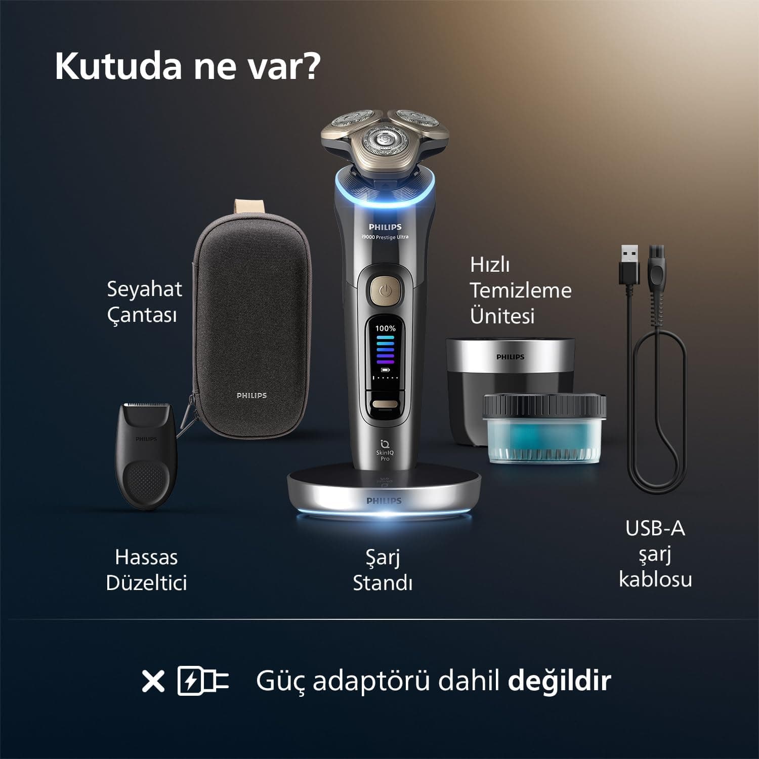 ماشین اصلاح خشک و مرطوب PHILIPS i9000 Ultra Prestige با فناوری SkinIQ Pro و سریهای دقیق 360° مدل XP9402/31 ماشین اصلاح خشک و مرطوب PHILIPS i9000 Ultra Prestige با فناوری SkinIQ Pro و سریهای دقیق 360° مدل XP9402/31