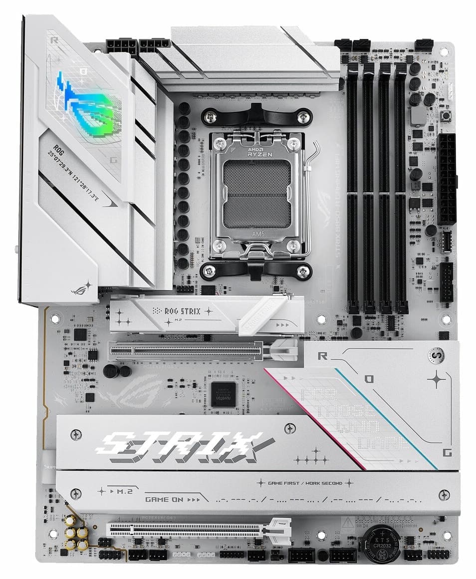 مادربورد ASUS ROG Strix گیمینگ WiFi DDR5 سوکت AM5 مدل B850-A مادربورد ASUS ROG Strix گیمینگ WiFi DDR5 سوکت AM5 مدل B850-A