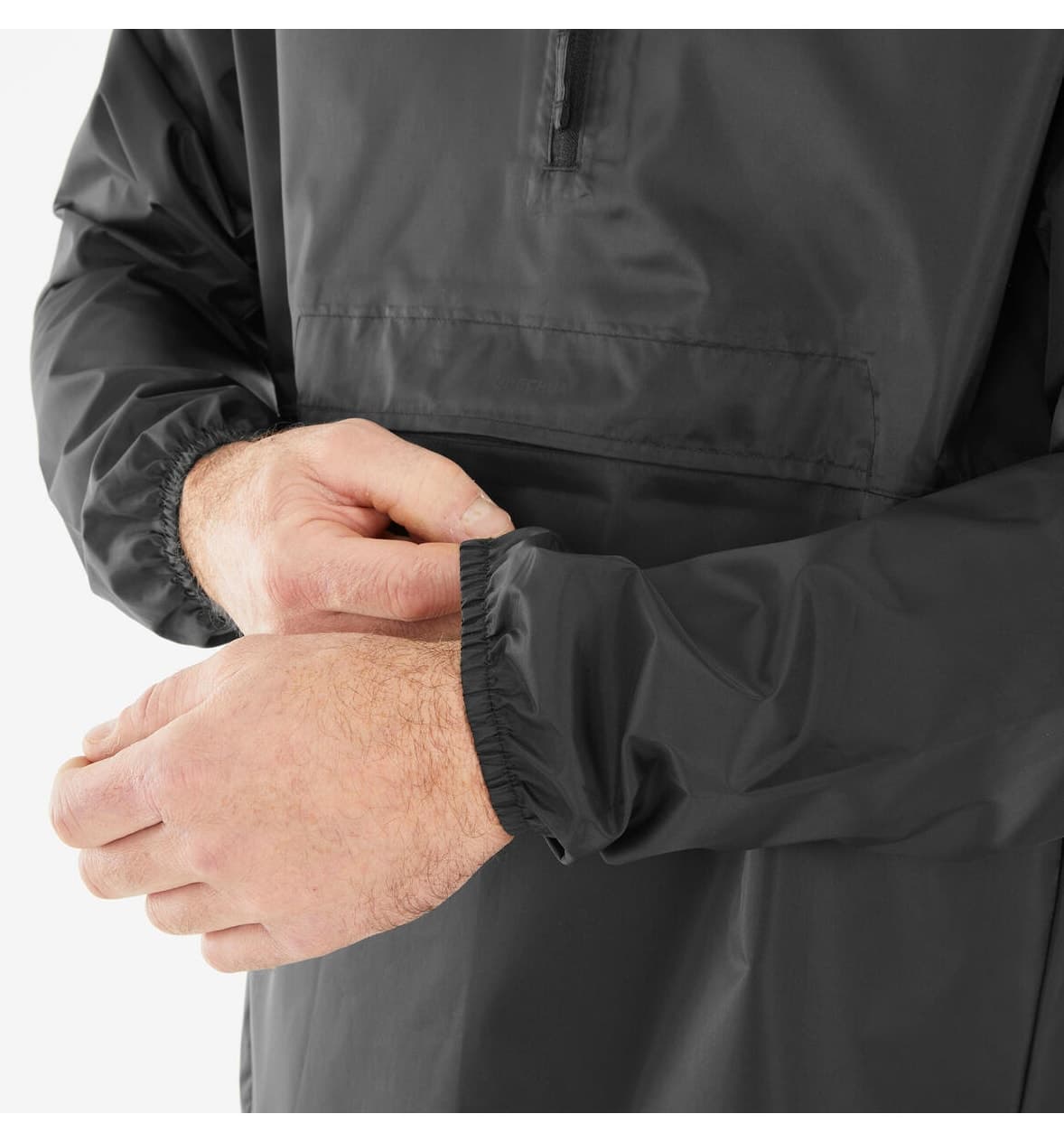 بارانی مردانه Decathlon Quechua اوتدور سیاه مدل Raincut بارانی مردانه Decathlon Quechua اوتدور سیاه مدل Raincut