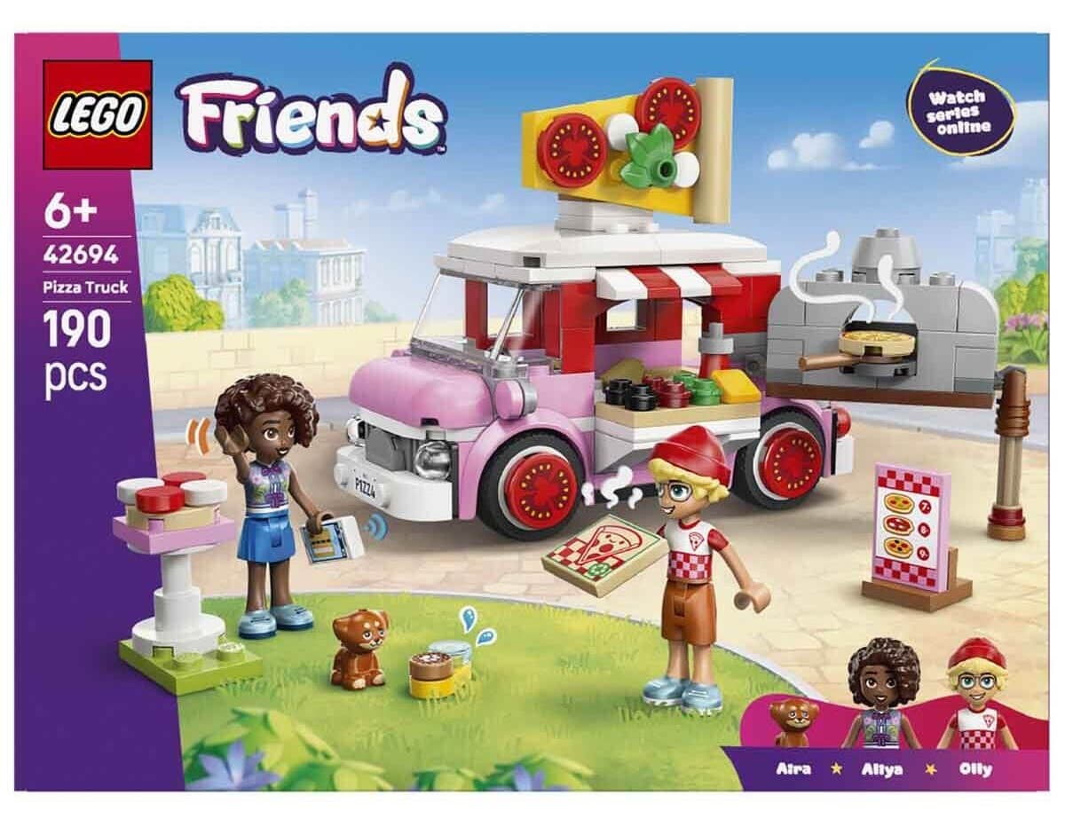 لگو Friends کامیون پیتزا مناسب ۶ سال به بالا لگو Friends کامیون پیتزا مناسب ۶ سال به بالا