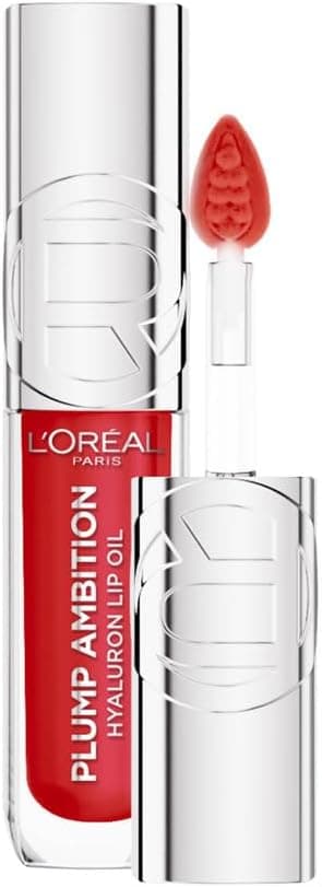 برق لب آبرسان و مرطوبکننده L'Oreal Paris Plump Ambition Hyaluron Lip Oil رنگ 380 Rouge In Love برق لب آبرسان و مرطوبکننده L'Oreal Paris Plump Ambition Hyaluron Lip Oil رنگ 380 Rouge In Love