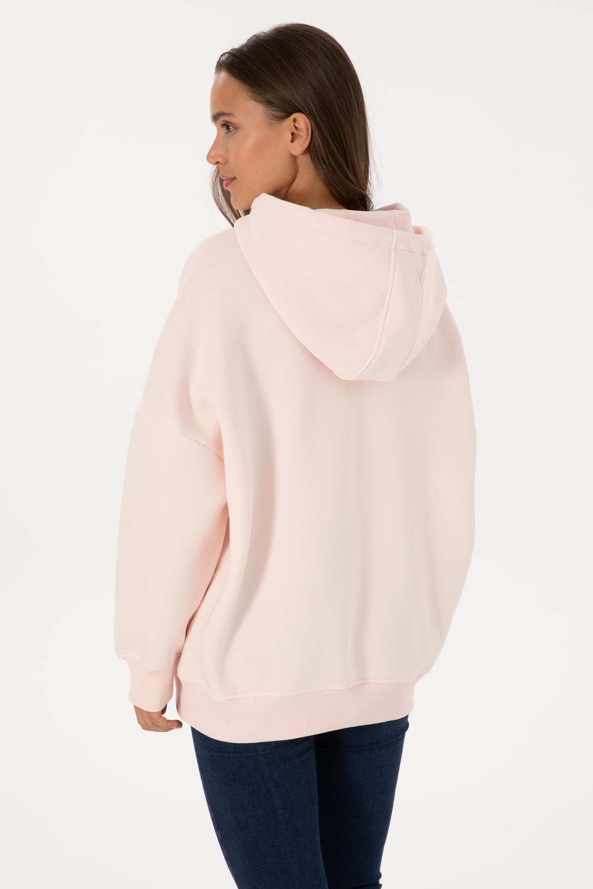 سویشرت کلاهدار زنانه U.S. Polo Assn. صورتی روشن داخل کرکی مدل 50313567-VR078 سویشرت کلاهدار زنانه U.S. Polo Assn. صورتی روشن داخل کرکی مدل 50313567-VR078