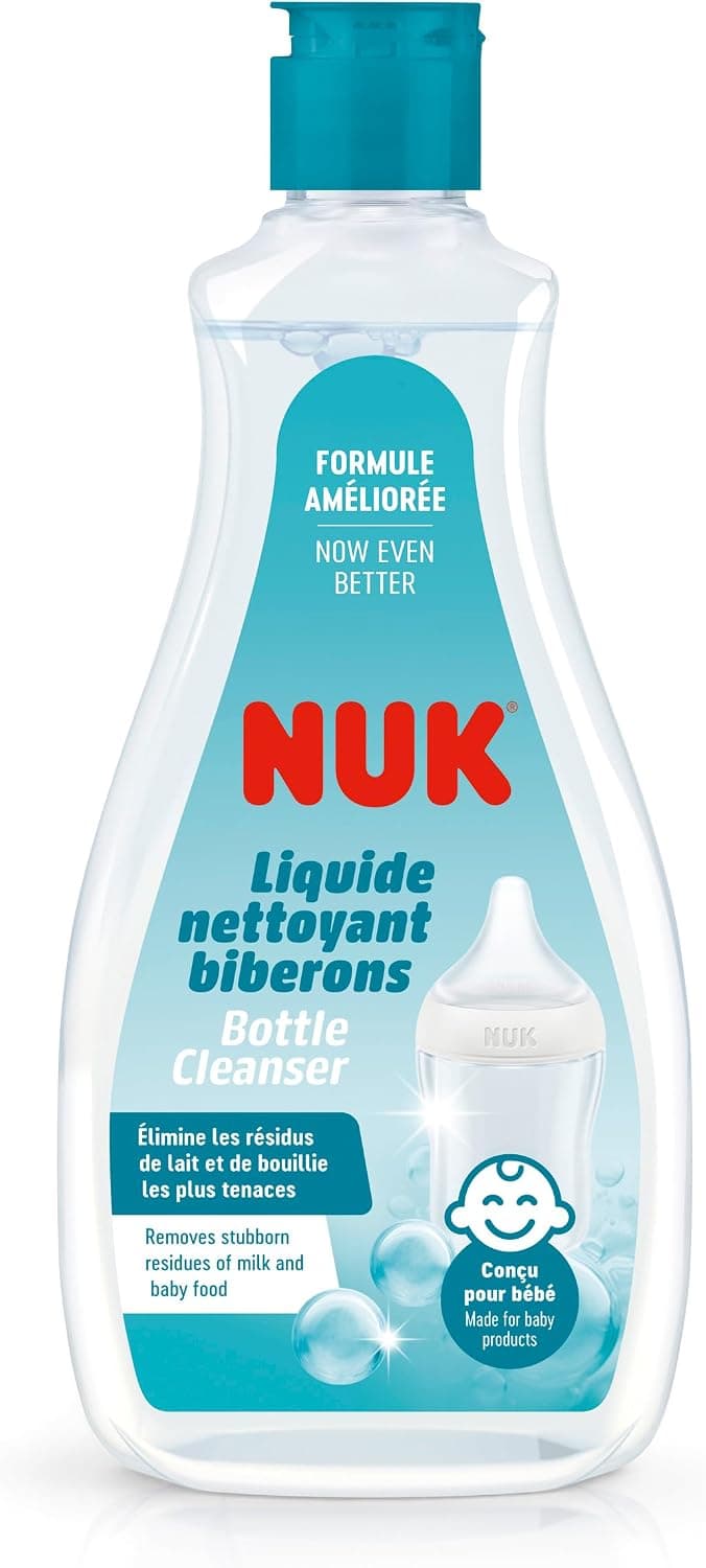 مایع شستشوی بطری کودک NUK بدون عطر pH خنثی 2 x 500 ML مایع شستشوی بطری کودک NUK بدون عطر pH خنثی 2 x 500 ML