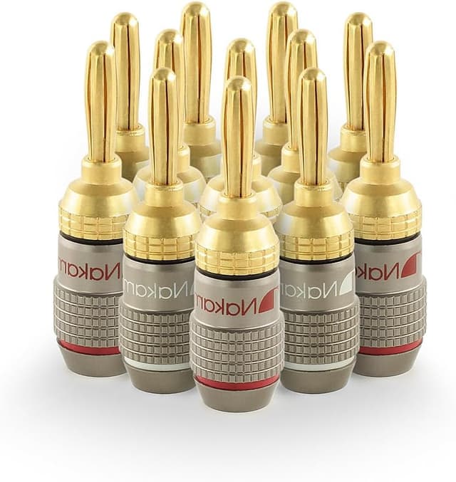 دوشاخه موزی Nakamichi FanLock Excel Series با روکش طلای 24k 4mm ۱۲ عددی (۶ جفت) دوشاخه موزی Nakamichi FanLock Excel Series با روکش طلای 24k 4mm ۱۲ عددی (۶ جفت)