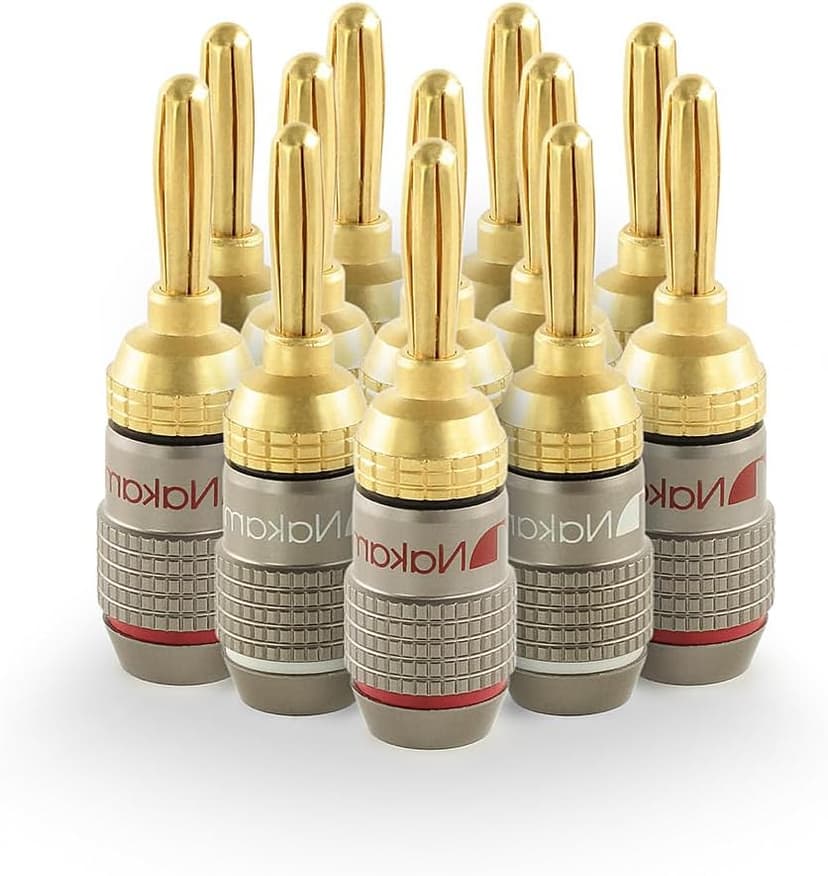 دوشاخه موزی Nakamichi FanLock Excel Series با روکش طلای 24k 4mm ۱۲ عددی (۶ جفت) دوشاخه موزی Nakamichi FanLock Excel Series با روکش طلای 24k 4mm ۱۲ عددی (۶ جفت)