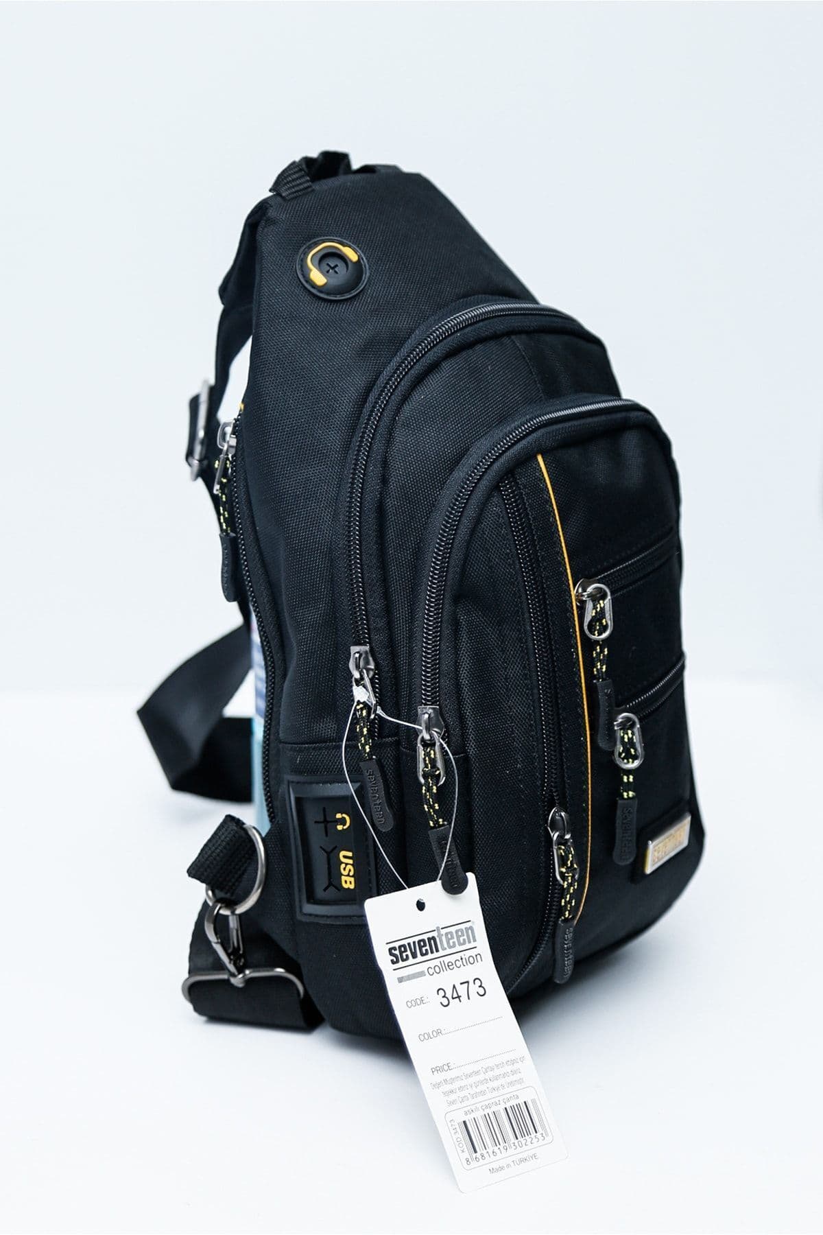 کیف پسرانه fao polo کوله و دوشی مشکی چندجیبی متوسط مدل Seventeen کیف پسرانه fao polo کوله و دوشی مشکی چندجیبی متوسط مدل Seventeen