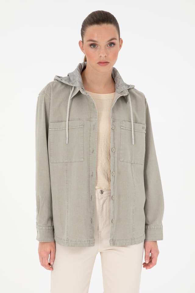 پیراهن زنانه آستینبلند U.S. Polo Assn. به رنگ خاکی روشن مدل 50291070-VR183 پیراهن زنانه آستینبلند U.S. Polo Assn. به رنگ خاکی روشن مدل 50291070-VR183