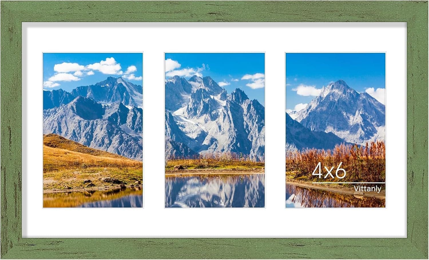 قاب عکس کلاژ Vittanly سایز 8x10 دیواری و رومیزی طبیعی روشن قاب عکس کلاژ Vittanly سایز 8x10 دیواری و رومیزی طبیعی روشن