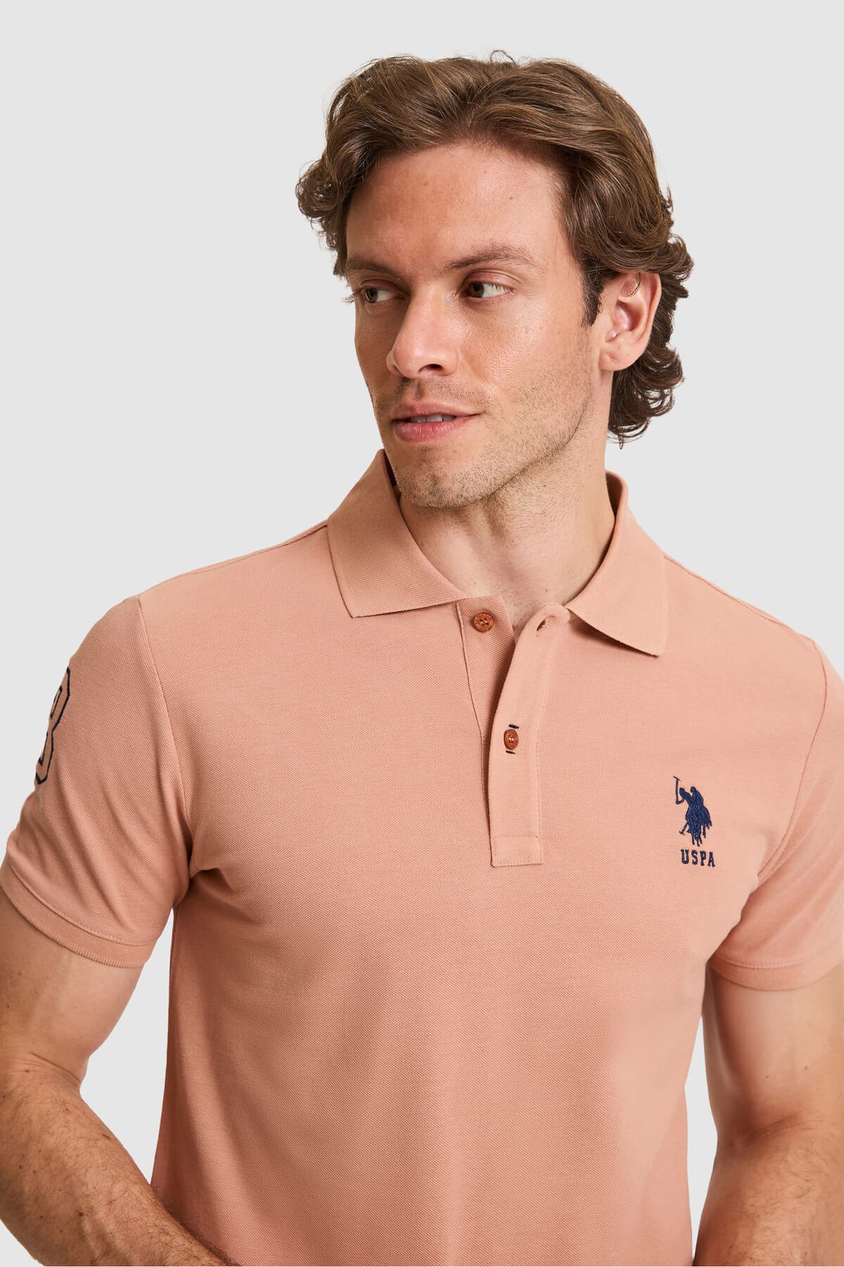 تیشرت یقه پولو مردانه U.S. Polo Assn. اسلیم فیت بیسیک پودری مدل 50326920-VR042 تیشرت یقه پولو مردانه U.S. Polo Assn. اسلیم فیت بیسیک پودری مدل 50326920-VR042