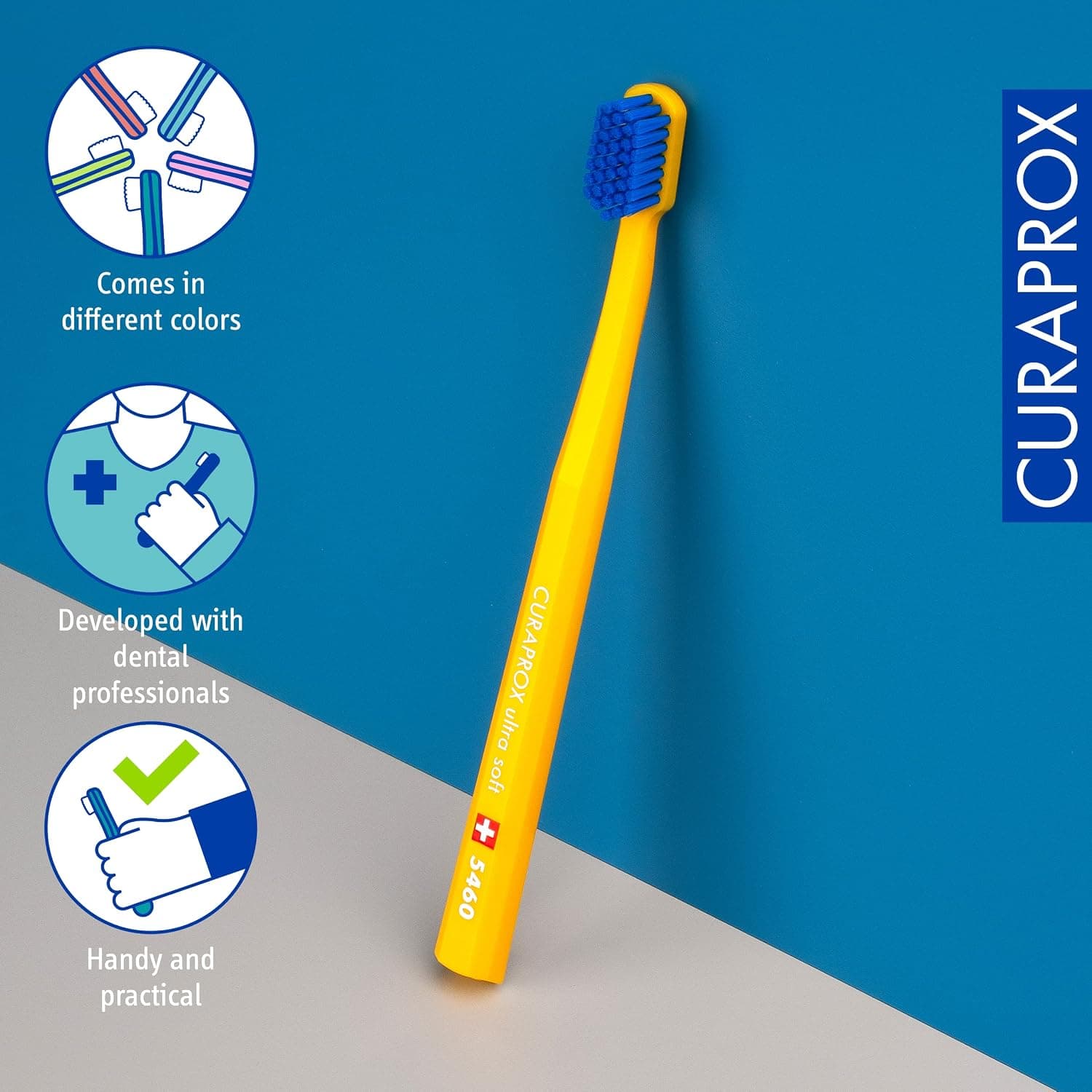 مسواک بزرگسالان Curaprox فوق نرم مدل CS 5460 مسواک بزرگسالان Curaprox فوق نرم مدل CS 5460