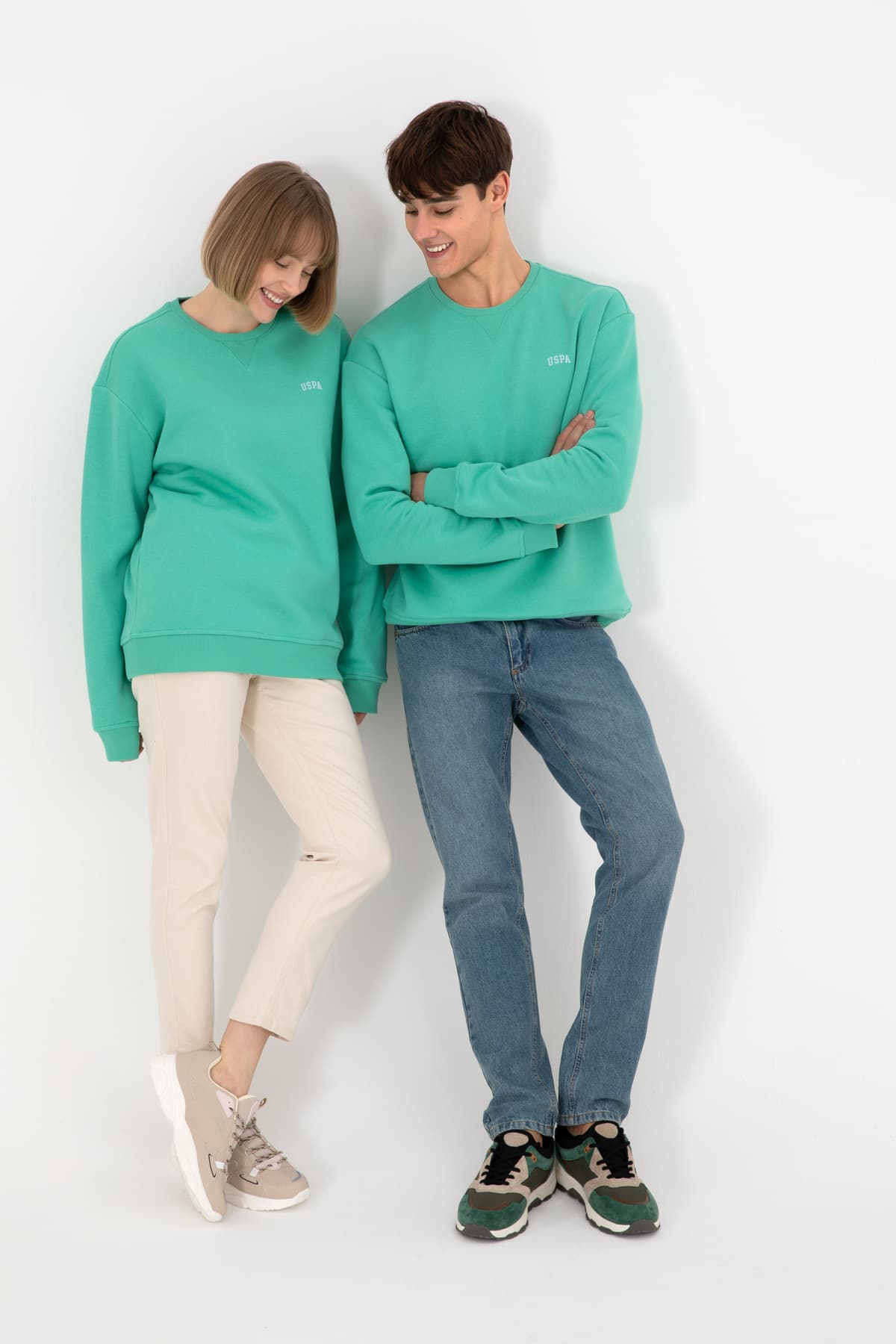 سوئیشرت مردانه U.S. Polo Assn. یقه گرد نعنایی پرزدار مدل 50295148-VR152 سوئیشرت مردانه U.S. Polo Assn. یقه گرد نعنایی پرزدار مدل 50295148-VR152