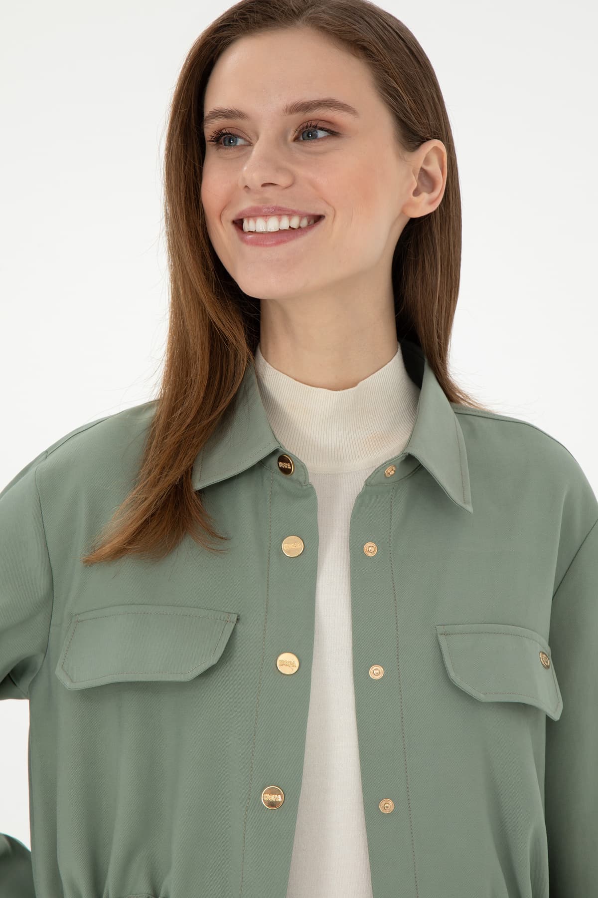 پیراهن زنانه U.S. Polo Assn. سبزآبی آستینبلند مدل 50289845-VR048 پیراهن زنانه U.S. Polo Assn. سبزآبی آستینبلند مدل 50289845-VR048