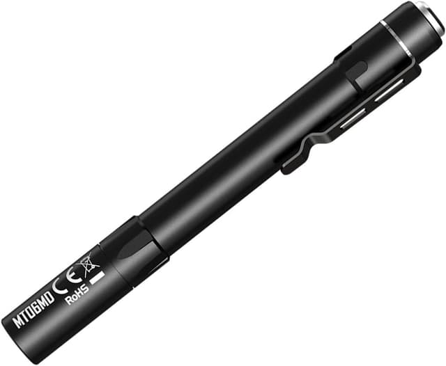چراغقوه قلمی Nitecore مشکی با LED Nichia 219B، 180 Lm، 2Xaaa مدل Mt06Md چراغقوه قلمی Nitecore مشکی با LED Nichia 219B، 180 Lm، 2Xaaa مدل Mt06Md