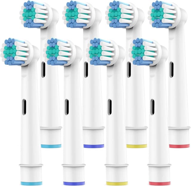 سری یدک مسواک برقی Oral B، 8 عددی SetSail با برس نرم متوسط Dupont مدل Precision Clean سری یدک مسواک برقی Oral B، 8 عددی SetSail با برس نرم متوسط Dupont مدل Precision Clean