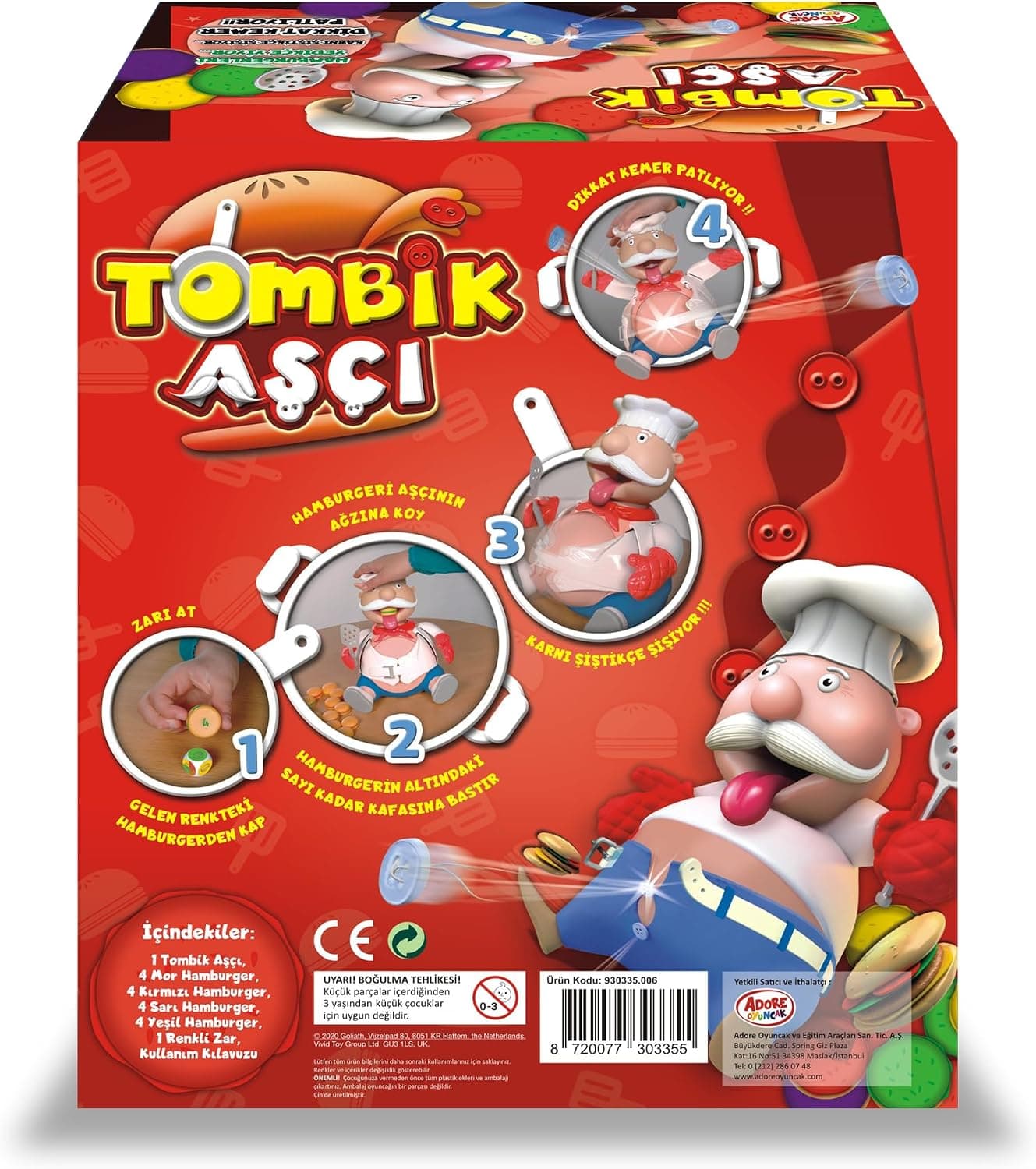 بازی Goliath Tombik Aşçı بازی Goliath Tombik Aşçı