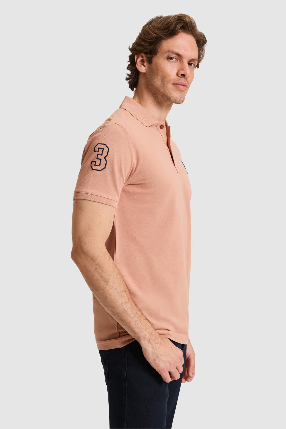 تیشرت یقه پولو مردانه U.S. Polo Assn. اسلیم فیت بیسیک پودری مدل 50326920-VR042 تیشرت یقه پولو مردانه U.S. Polo Assn. اسلیم فیت بیسیک پودری مدل 50326920-VR042