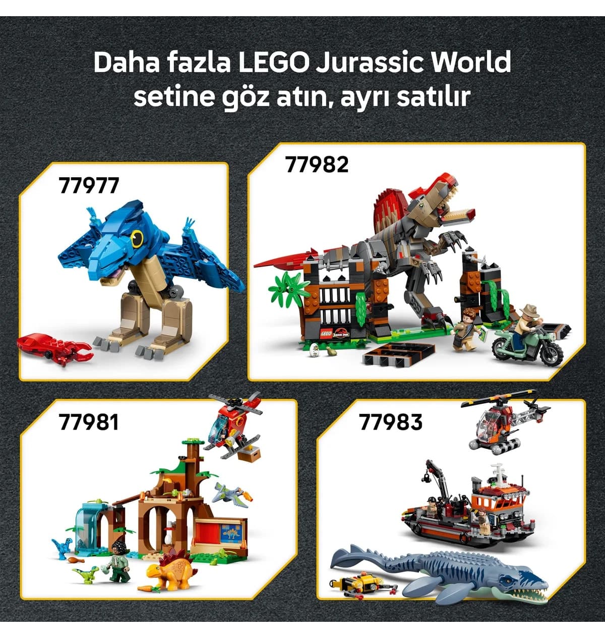 لگو Jurassic World کامیون حمل تیرکس جوان مدل 77978 با ۱۱۵ قطعه لگو Jurassic World کامیون حمل تیرکس جوان مدل 77978 با ۱۱۵ قطعه