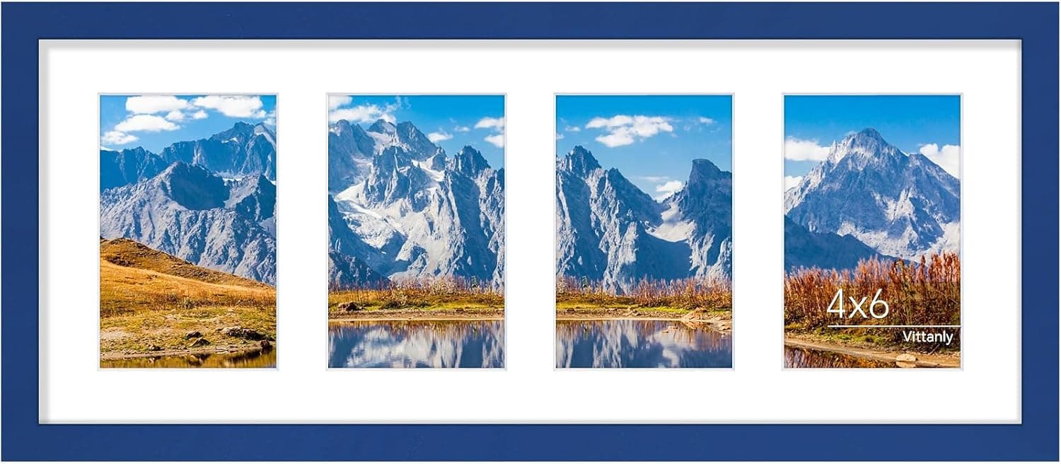 قاب عکس کلاژ Vittanly سایز 8x10 دیواری و رومیزی طبیعی روشن قاب عکس کلاژ Vittanly سایز 8x10 دیواری و رومیزی طبیعی روشن